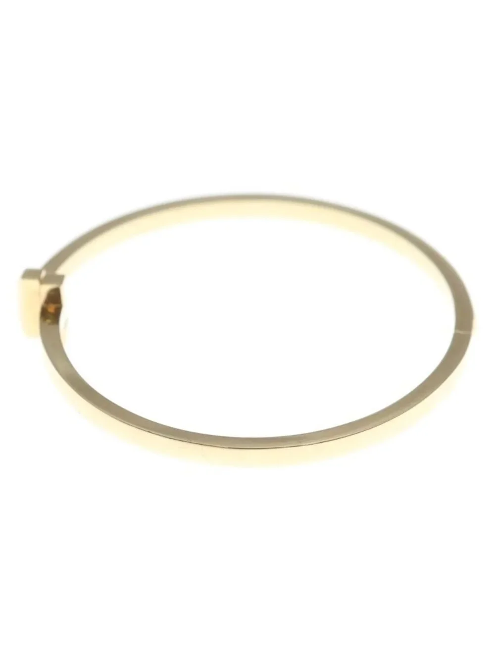 Tiffany & Co T One Narrow Bracelet Bangle Pink Gold